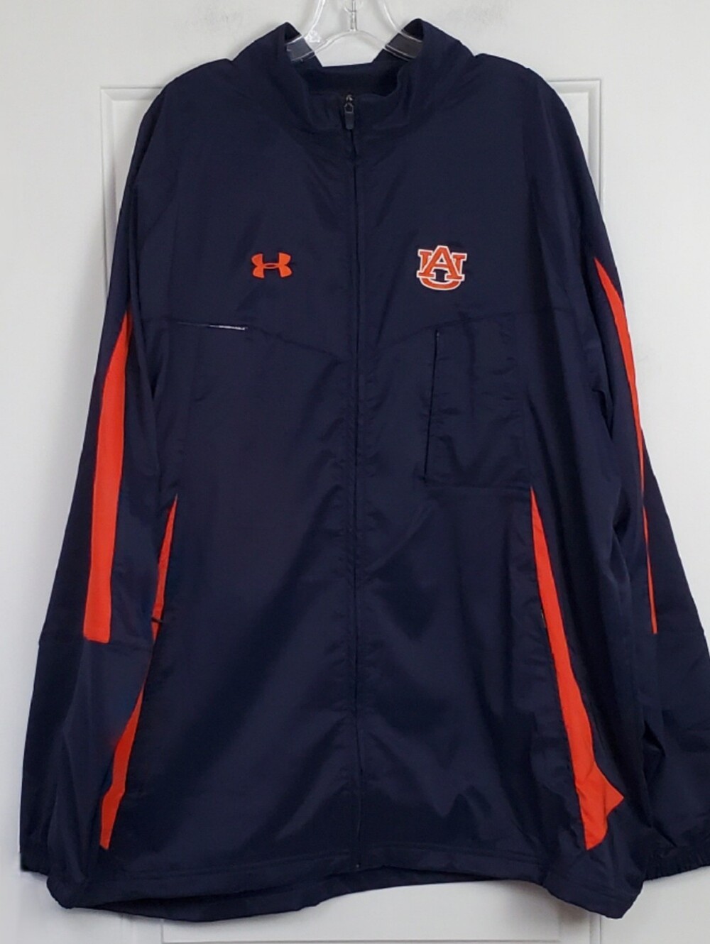 Under Armour NCAA Auburn University Full Zip Jacket Zip Pockets - Size XXL - EUC